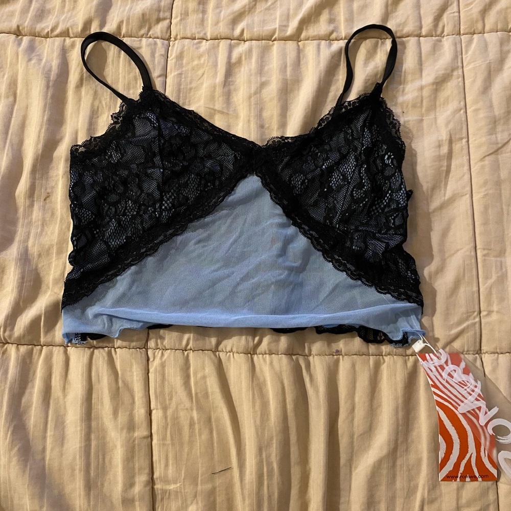 Lace crop top